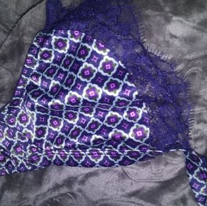 NWT VS Very Sexy Satin unlined triangle Bralette